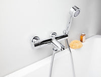 Thermostatique bain-douche apparent Dali saillie 165 mm chromé