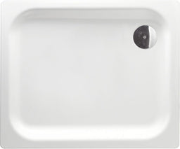 Receveur de douche Edura rectangulaire ultra-plat, acier émaillé