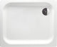 Receveur de douche Edura rectangulaire ultra-plat, acier émaillé