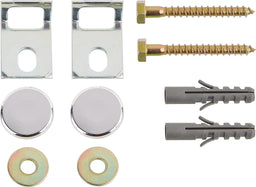 Kit de fixation pour urinoir Geberit avec capuchons chromés Kerafix