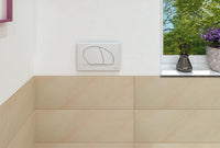 Plaque de commande ELWA Evenes - pour WC 189 blanche