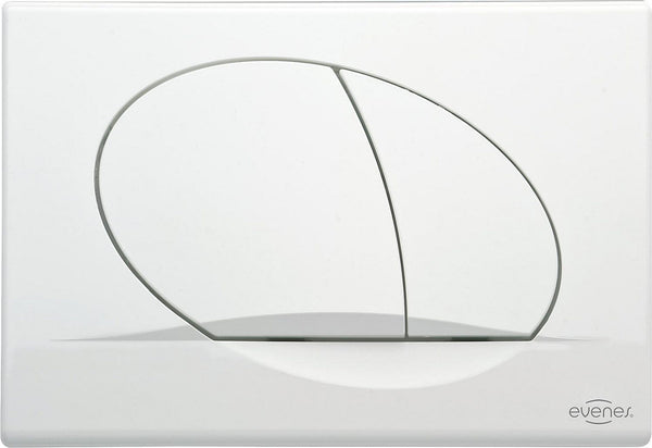 Plaque de commande ELWA Evenes - pour WC 189 blanche