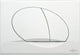 Plaque de commande ELWA Evenes - pour WC 189 blanche