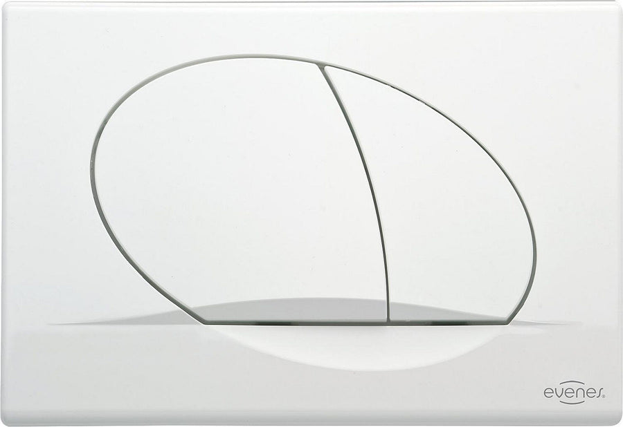 Plaque de commande ELWA Evenes - pour WC 189 blanche