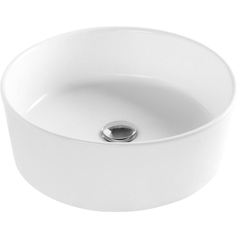 Vasque à poser HAPPY HOUR LxHxP : 440x155x440 mm sans trou pour robinetterie Céramique blanche