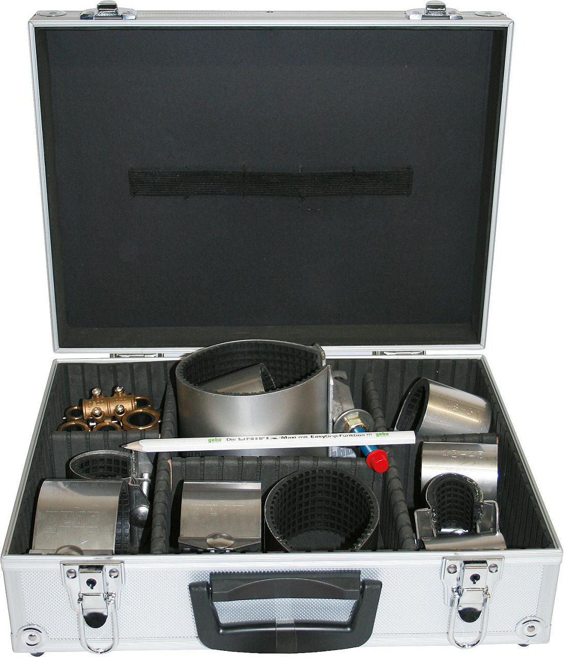 Mallette de réparation GEBO pour fuites d'eau - 17 pièces rubans isolants + colliers