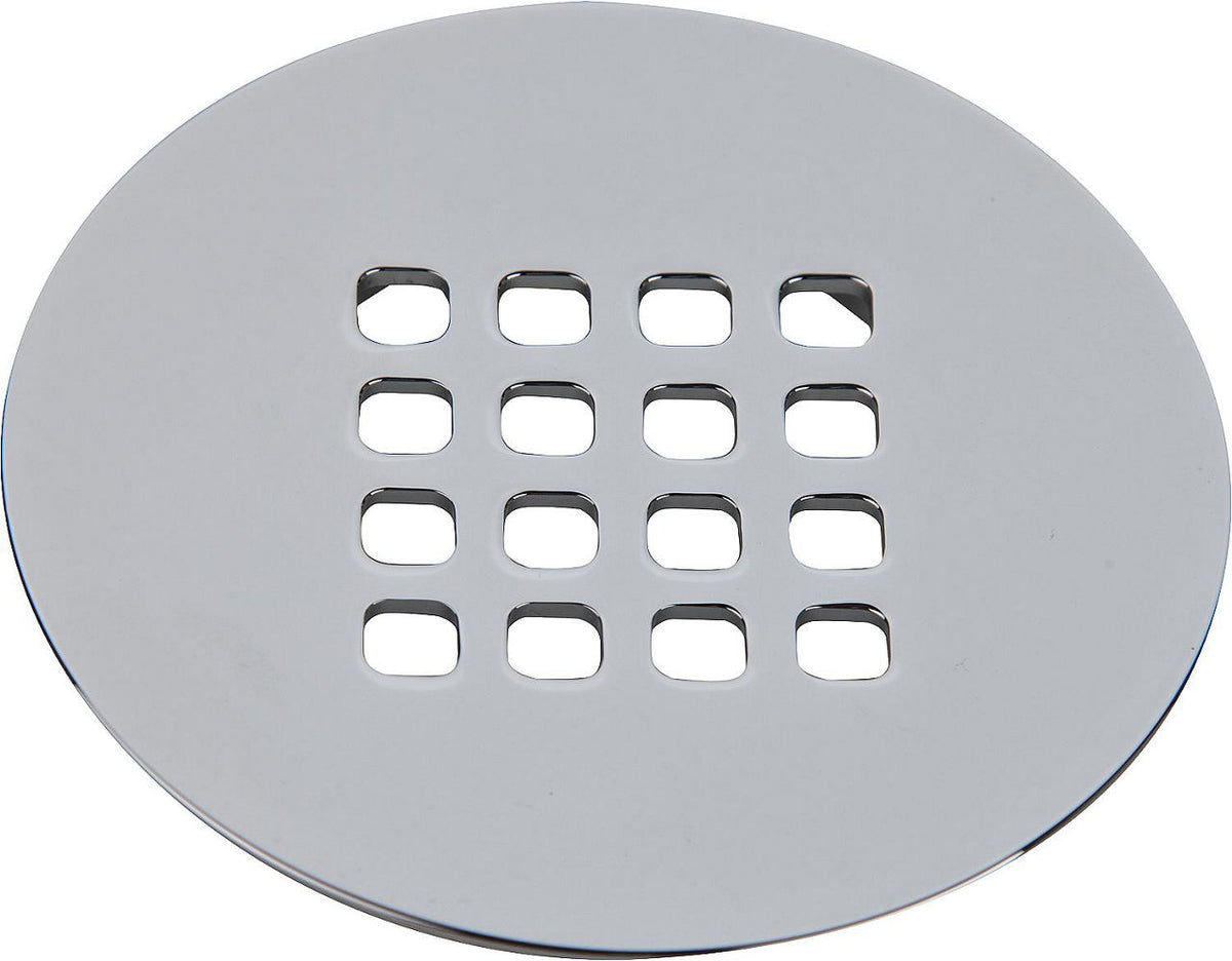 Capot SQUARE laiton chromé 115 mm pour bonde de douche 93 953 73
