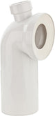 Coude de raccordement WC 90°, DN 100 avec support supplémentaire DN40/DN50, blanc alpin