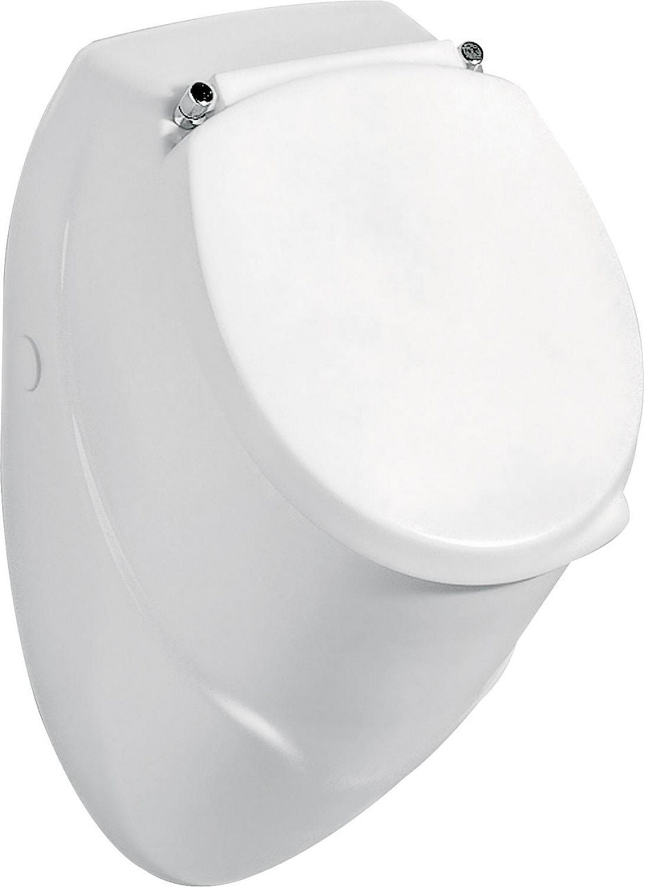 Urinoir evenes EDU, kit complet alimentation par l'arrière, 310×525×320 mm, céramique blanche