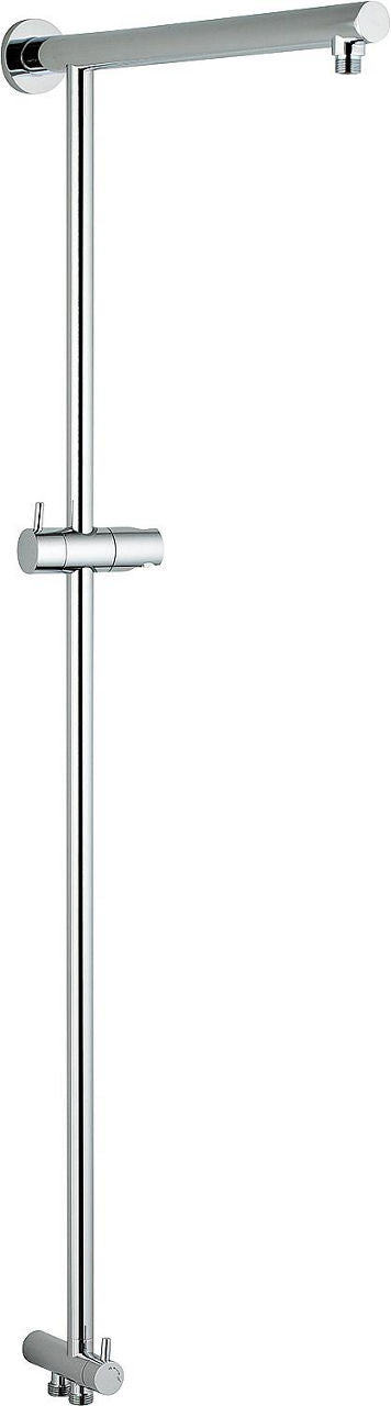Duschsäule mit Gleitschieber und Umsteller, Höhe 1039 mm, Ausladung 440 mm chrom