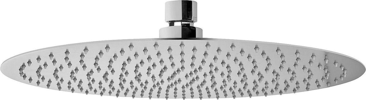 Pomme de douche Rumba, Inox brossé, ronde