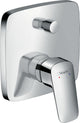Mitigeur bain/douche encastré Hansgrohe Logis rosace 155 x 155 mm