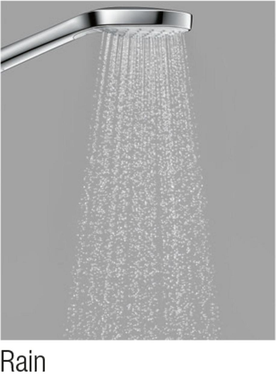 Douchette Hansgrohe Croma Select S Vario 3 jets Ø 110 mm blanc/chrome