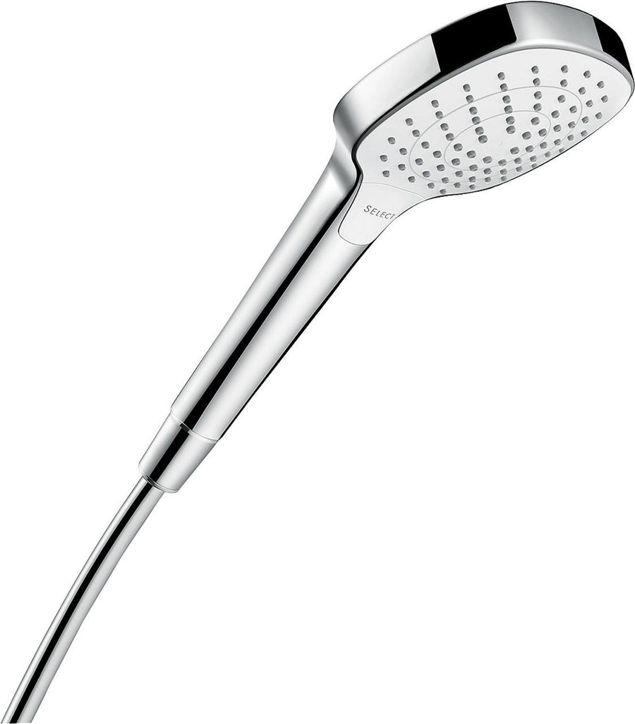 Douchette Hansgrohe Croma Select E Vario 3 jets Ø 110 mm blanc/chrome