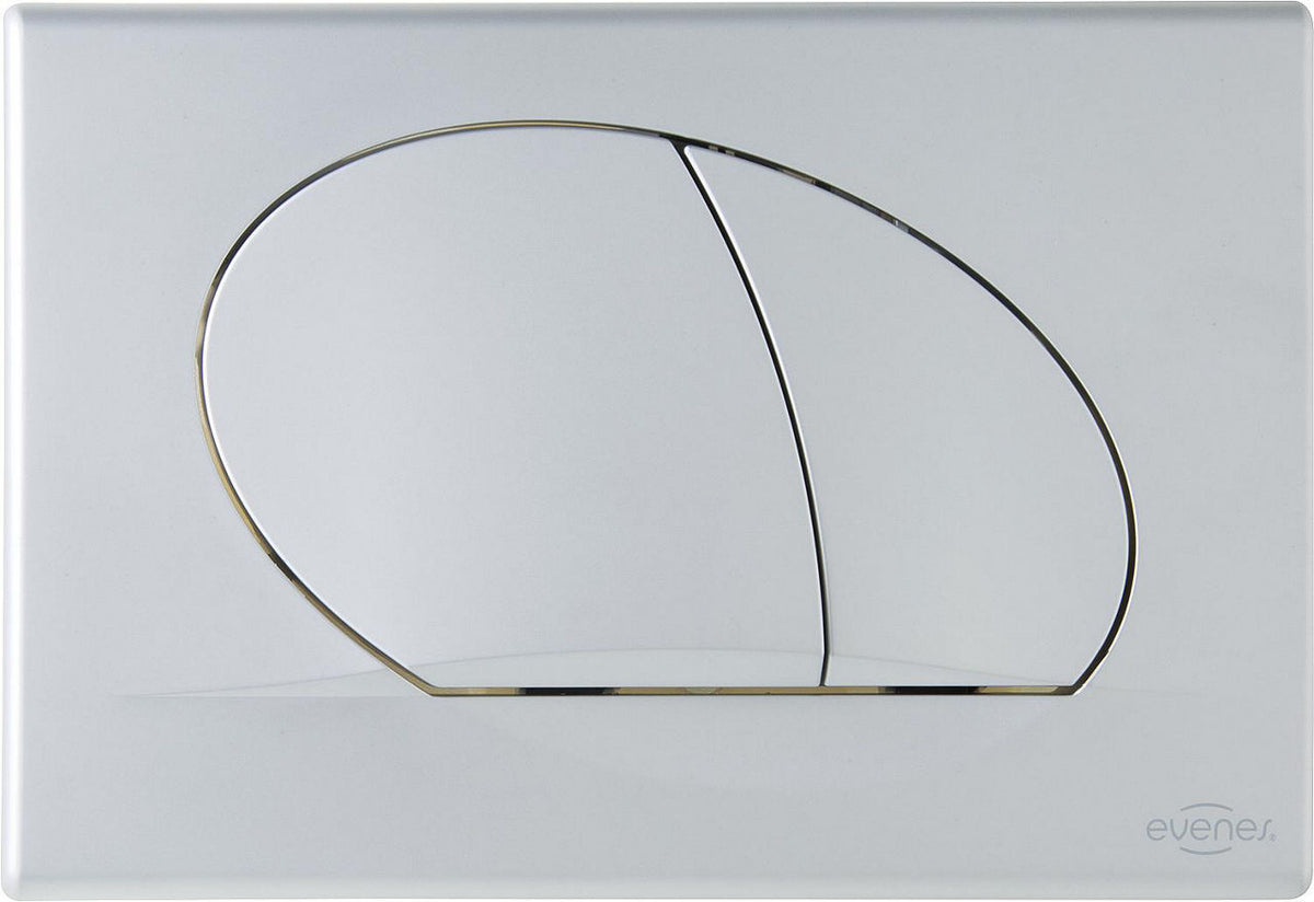 Plaque de commande ELWA Evenes - pour WC 189 blanche