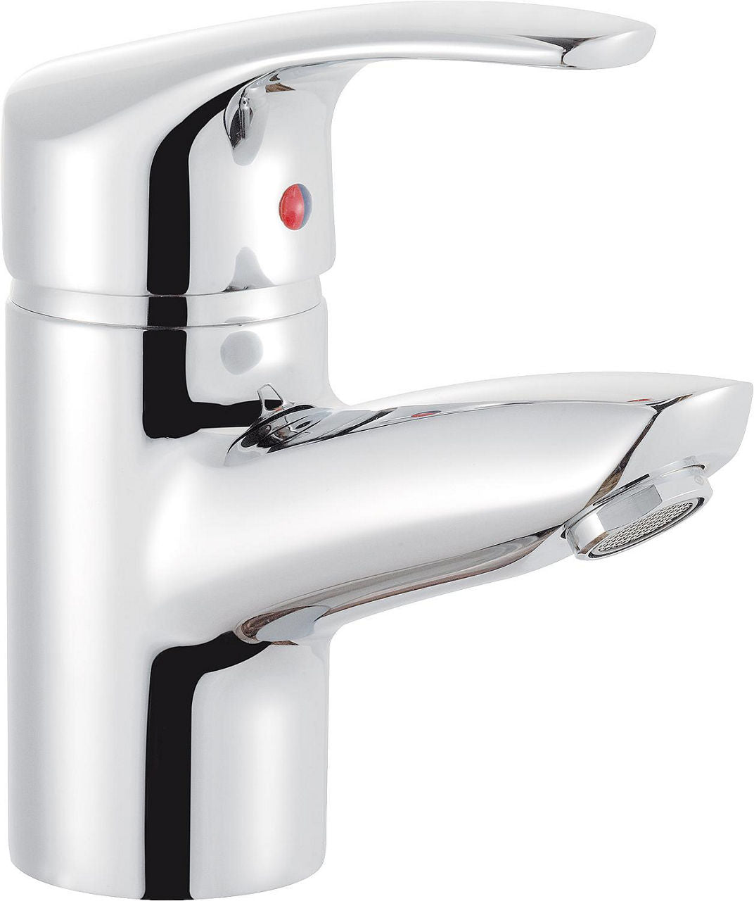 Mitigeur de lavabo Heinrich Schulte Ascona saillie 105 mm chromé