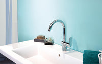 Mitigeur de lavabo Heinrich Schulte Ascona saillie 180 mm chromé