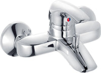 Mitigeur bain/douche apparent Heinrich Schulte Ascona saillie 155 mm chromé