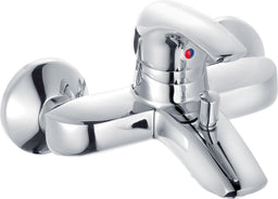 Mitigeur bain/douche apparent Heinrich Schulte Ascona saillie 155 mm chromé