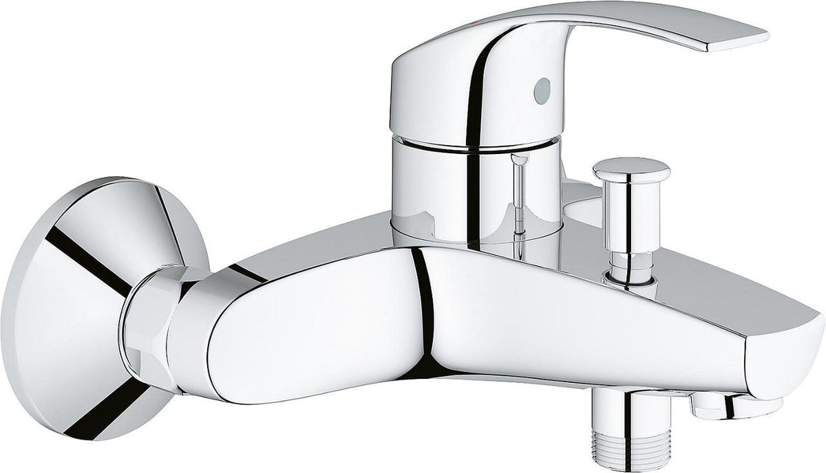 Mitigeur bain/douche apparent Grohe Eurosmart saillie 161 mm chromé
