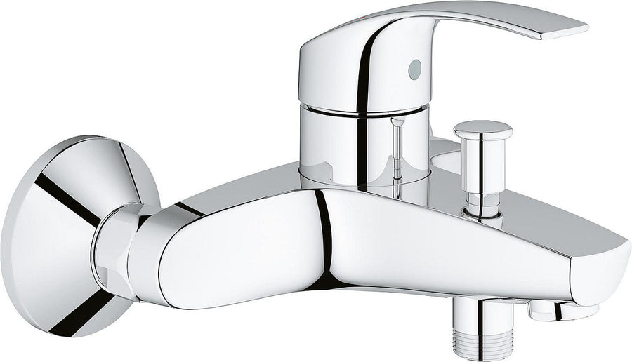 Mitigeur bain/douche apparent Grohe Eurosmart saillie 161 mm chromé