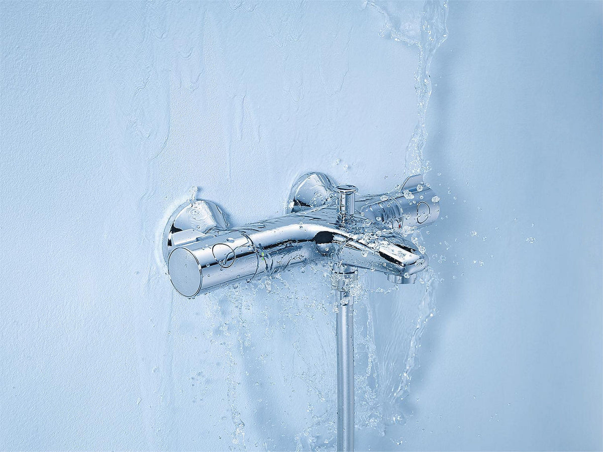 Thermostatique bain-douche apparent Grohe Grohtherm 800 saillie 168 mm