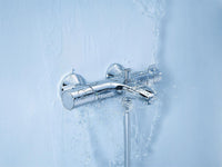 Thermostatique bain-douche apparent Grohe Grohtherm 800 saillie 168 mm