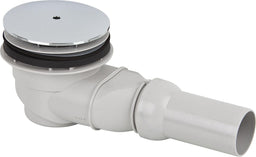 Évacuation de douche 823/90W, sortie horizontale, chrome, Plaque de recouvrement