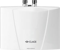 Petit chauffe-eau instantané Clage M, sous évier, sans pression (sans robinetterie)