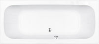 Baignoire Duo EDEM 1800x435x800 mm contenu 240 l acrylique, blanc