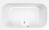 Baignoire Duo EDEM 1800x435x800 mm contenu 240 l acrylique, blanc