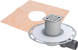 Écoulement de receveur Viega 4939 en plastique gris