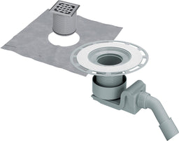 Garniture d'écoulement Viega 4927 DN 40x DN 50, plastique gris