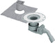 Garniture d'écoulement Viega 4927 DN 40x DN 50, plastique gris
