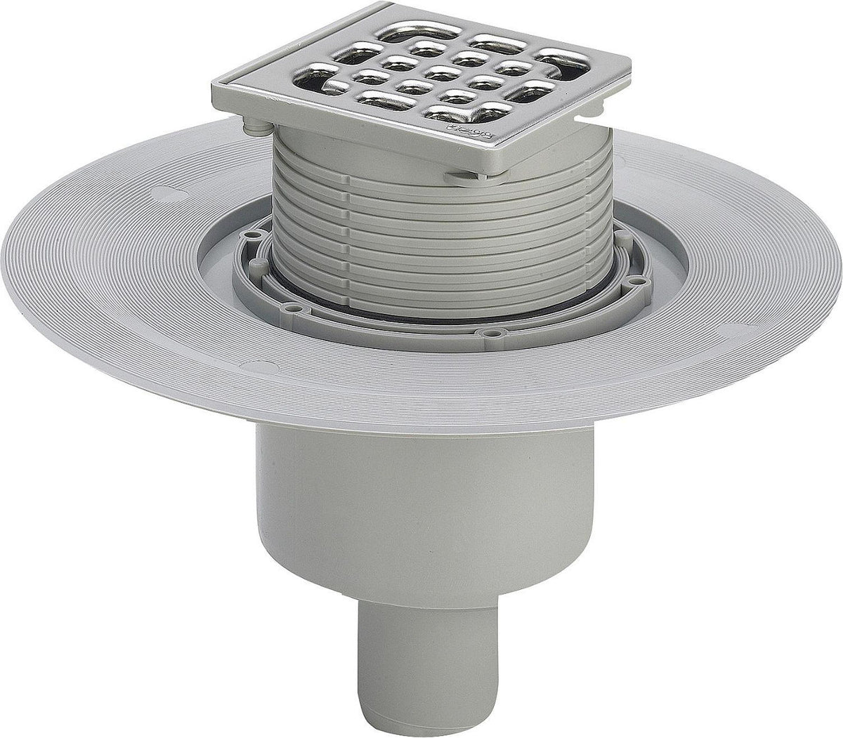 Écoulement Receveur Viega 4926 DN50 Plastique gris