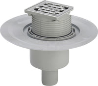 Écoulement Receveur Viega 4926 DN50 Plastique gris