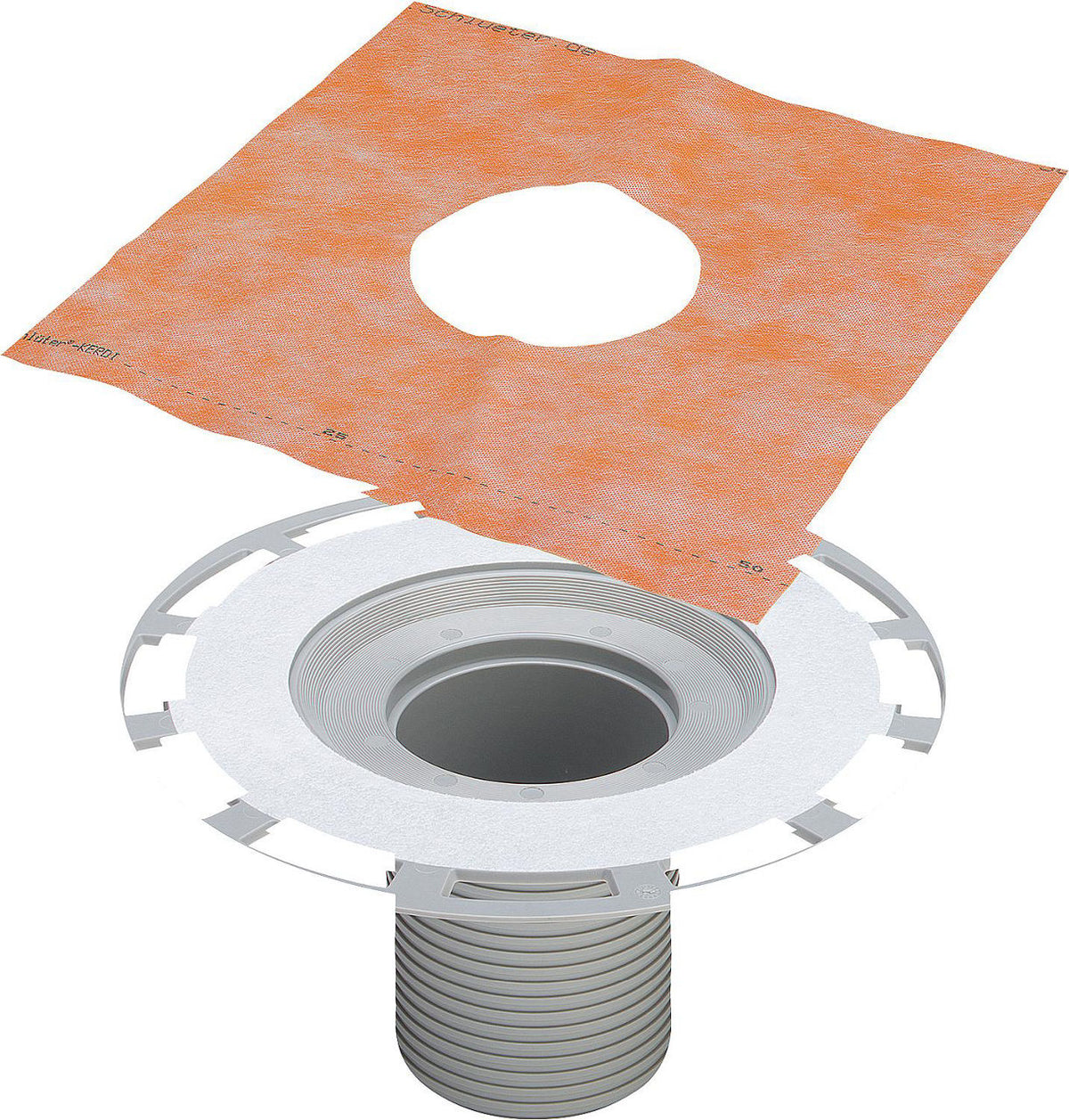 Élément de rehausse Viega Advantix Plus 4925, plastique gris