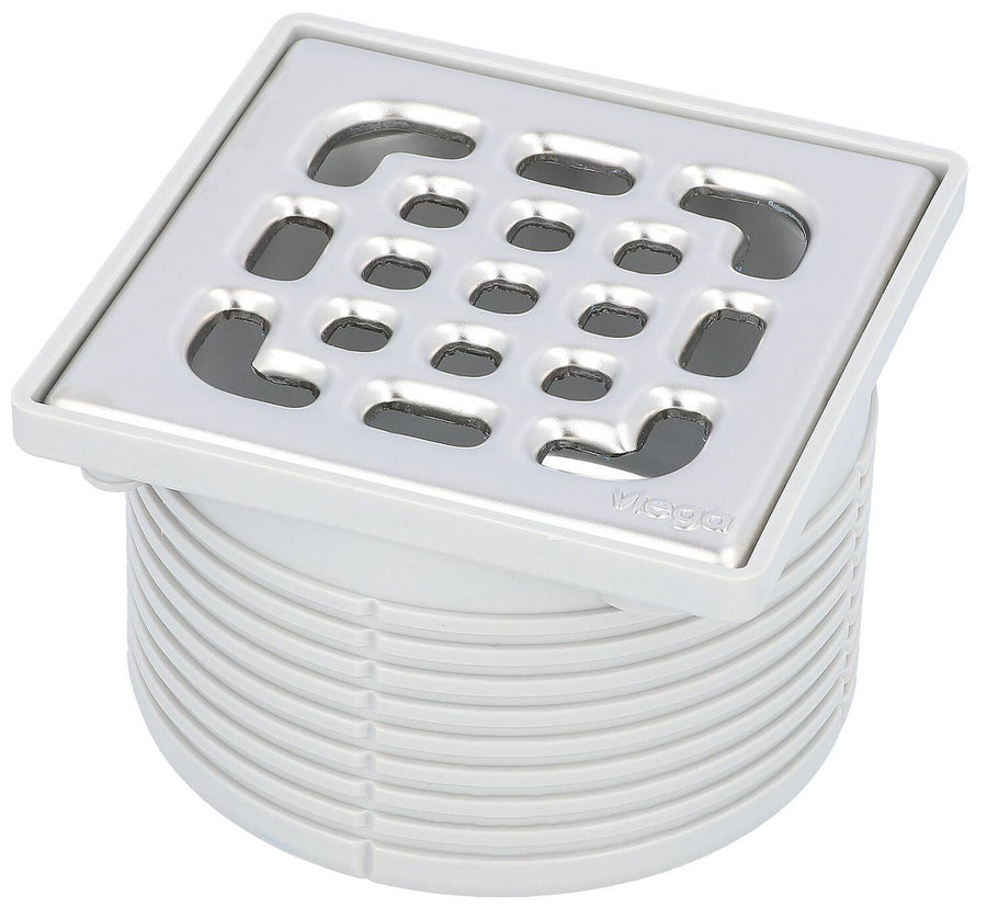 Support Viega 4934.1 100x100mm cadre en plastique gris