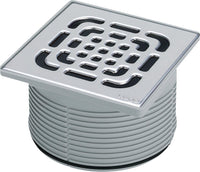 Support Viega 49222.5 acier inoxydable 150x150 mm plastique gris