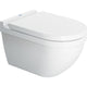 WC suspendu Duravit Starck 3 fond creux, bord de rinçagelos, weiss