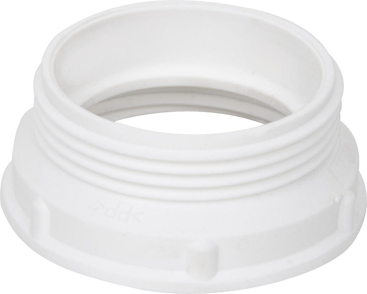 Élément compensateur de hauteur 15 mm 1 1/2" x 1 1/2" plastique blanc avec joint