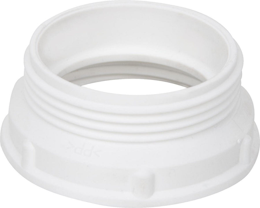 Élément compensateur de hauteur 15 mm 1 1/2" x 1 1/2" plastique blanc avec joint
