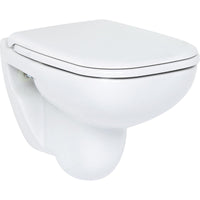 WC suspendu Duravit D-Code Compact 480 mm, fond creux, blanc