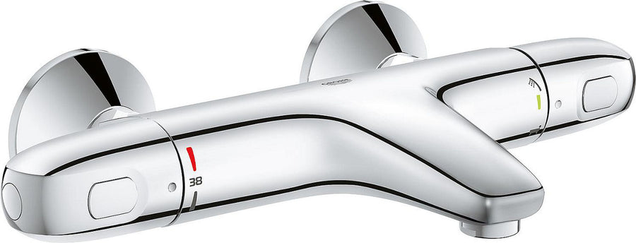 Thermostatique bain-douche apparent Grohe Grohtherm 1000 chromé