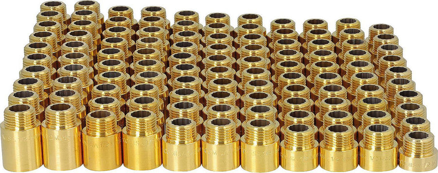 Pack de rallonge de robinet laiton, modèle lourd 110 pièces, DN15, 1/2"