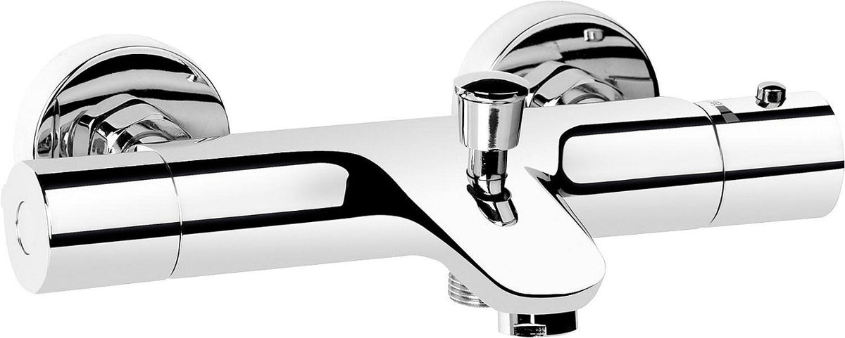Thermostatique bain-douche apparent Rumba saillie 150 mm chromé