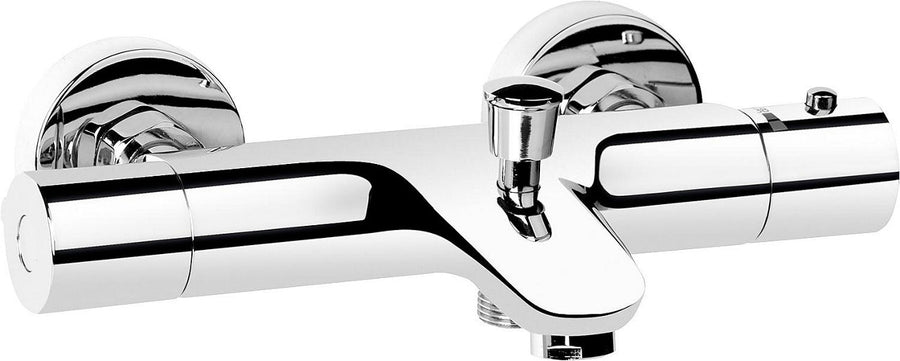 Thermostatique bain-douche apparent Rumba saillie 150 mm chromé