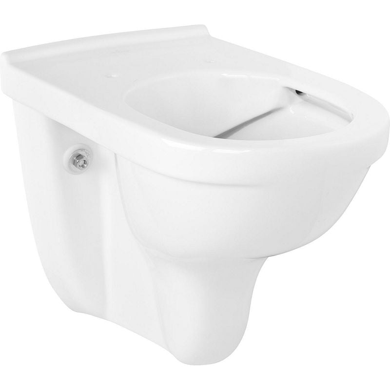WC suspendu à fond creux V&B ViCare, 360x405x595mm, sans bride de rinçage, surélevé (6cm), blanc