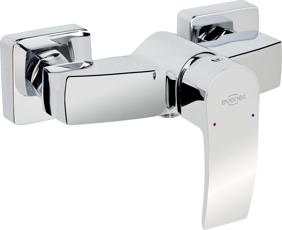 Mitigeur douche apparent Queen 2.0 saillie 145 mm chromé