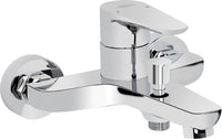 Mitigeur bain/douche apparent Emirja saillie 181 mm chromé